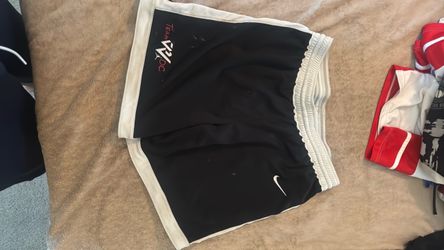 Nike Team Athletic Shorts Black White size medium