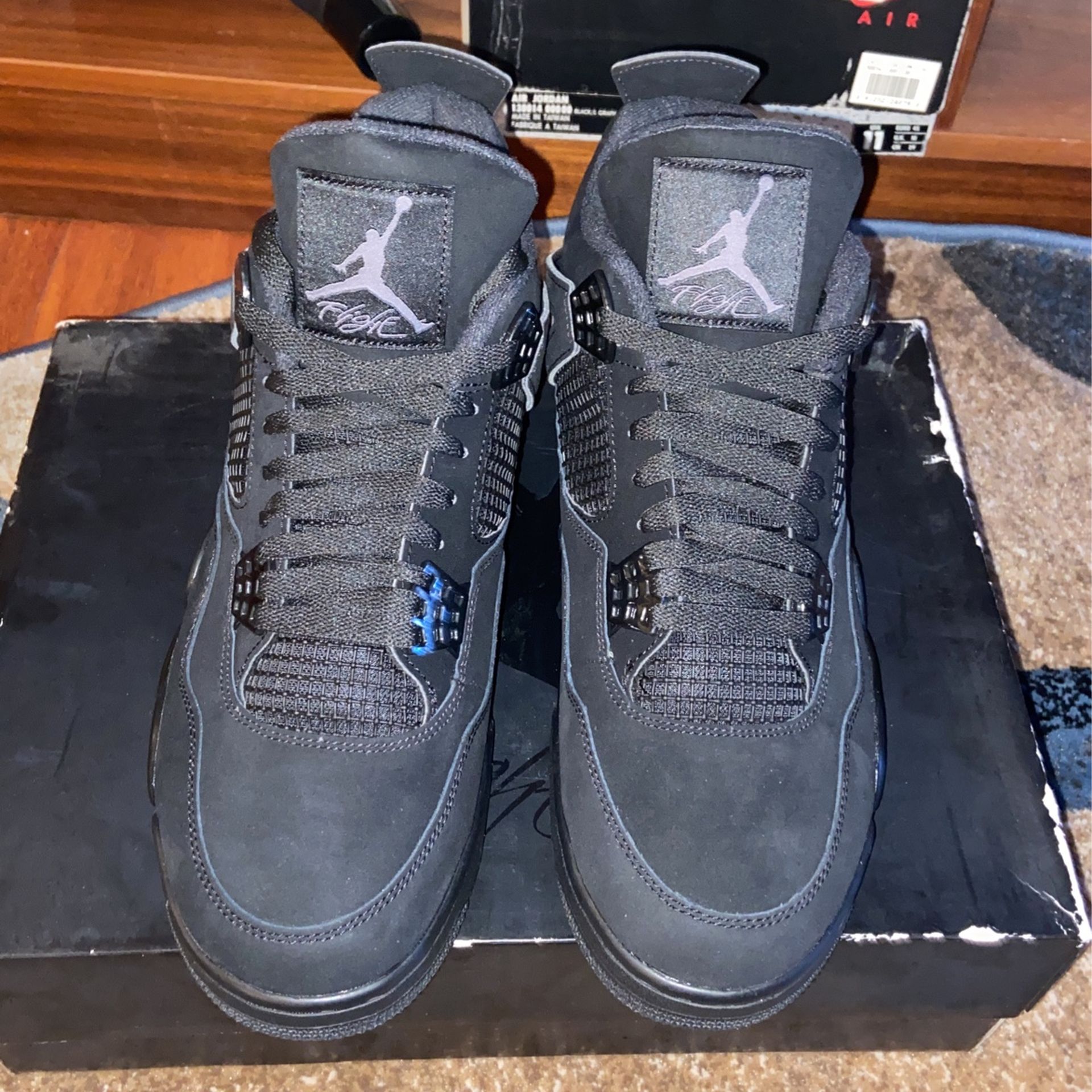 Black cat 4’s Jordans