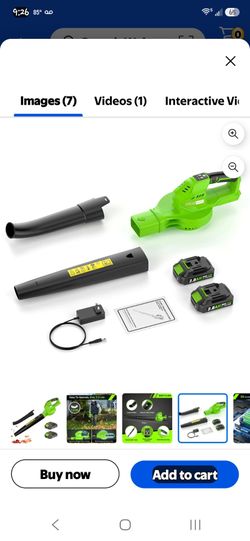 ​NEW In Box SEYVUM 20V Cordless Leaf Blower – Complete Kit with 2 Batteries & Charger