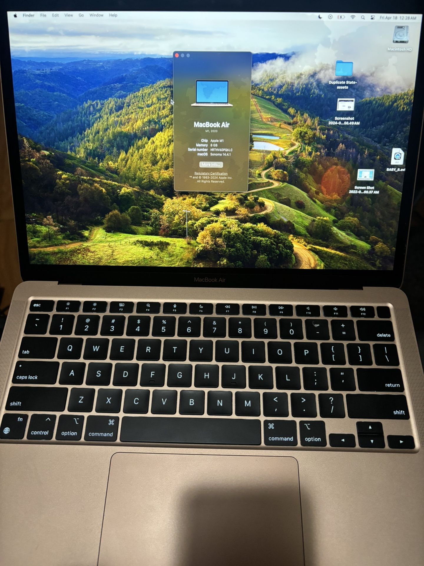 Mac Book air M1 2020