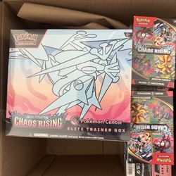 Pokemon Center Chaos Rising ETB