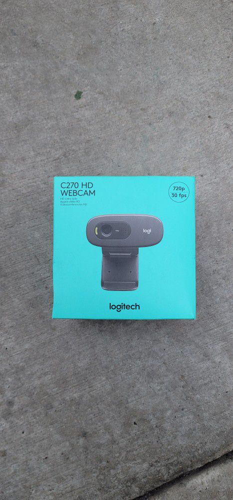 Logitech C270 HD Webcam NEW NEW $15 FIRM