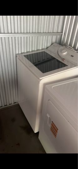 Brand new looking glass washer + dryer set
