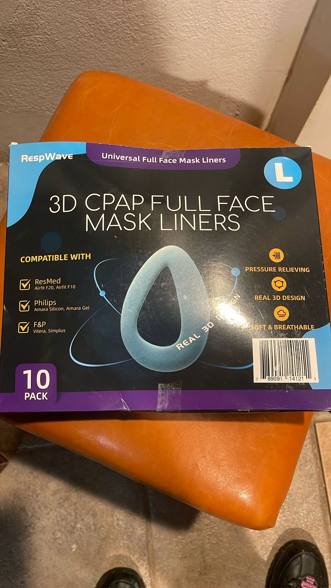   New.  3D CPAP Full Face Mask Liners