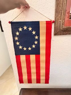 Vintage American Flag Wall Hanging