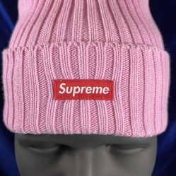 Supreme Pink Beanie Brand New With Receipts 