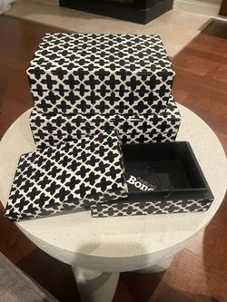 Pitman 3 Piece Bone Box Set 