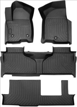 Floor Mats 2021-2025 2026 Chevrolet Chevy Tahoe/GMC Yukon