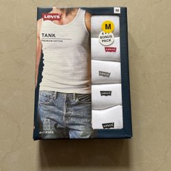 Levi’s Tank Men ( White M) 5 Pack