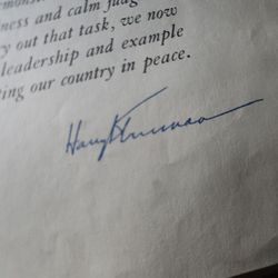 Presidential Signature 