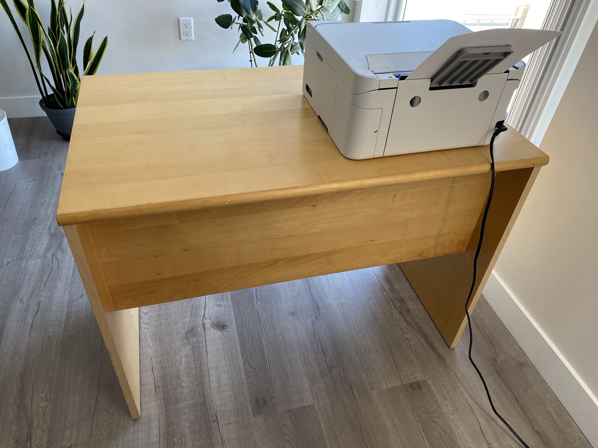 Small wooden desk