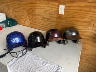 Rawlings Baseball Softball Helmets sizes about Youth 6 1/2 - 7 1/2 $20 each