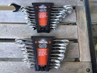 18PC Combination Wrench Set ( 9 SAE /  9 METRIC ). Brand NEW.