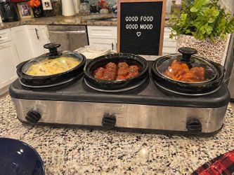 Farberware Triple Slow Cooker Buffet Server