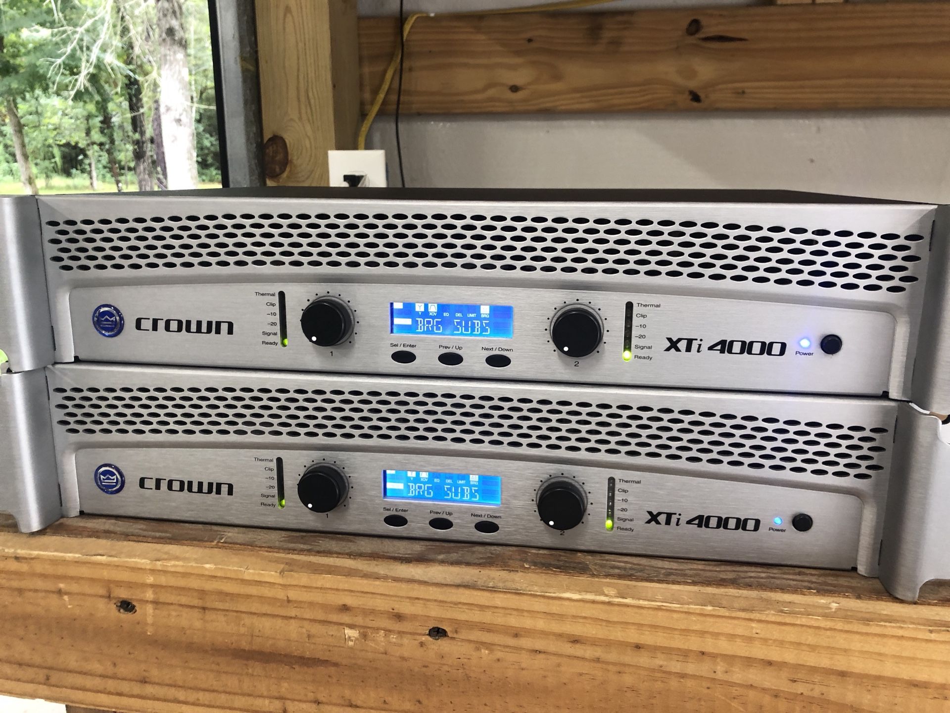 Crown XTi 4000 power amplifiers