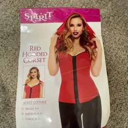 Red Hooded Corset