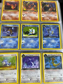 Vintage Pokemon cards