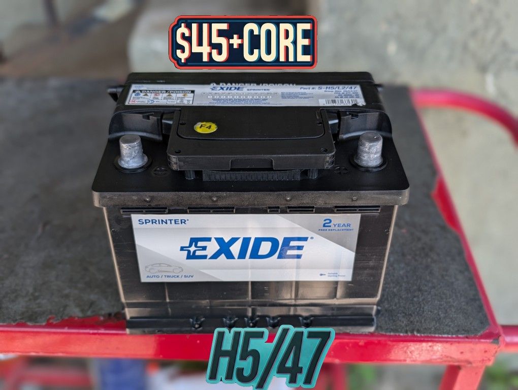 Car battery Group Size H5/47