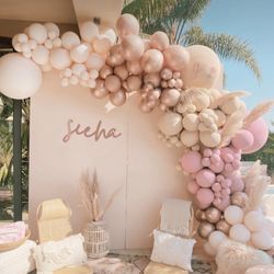Backdrops And Balloon Garlands 