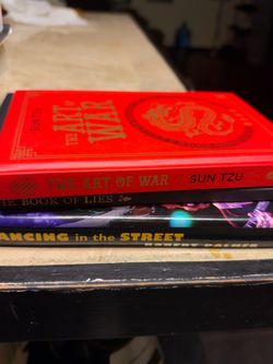 Lot of 3 Books – Sun Tzu, Book of Lies, Dancing in the Street