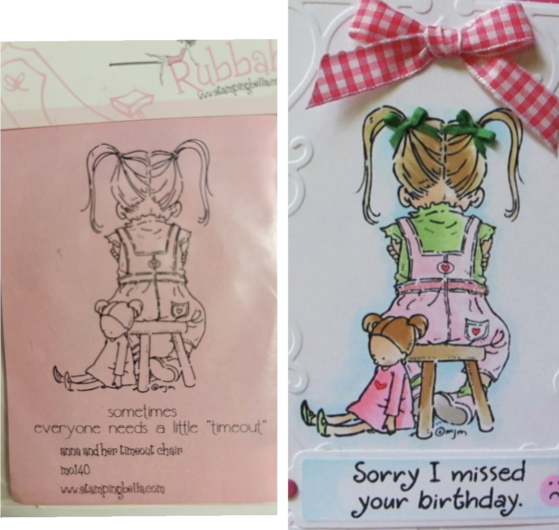 Adorable Stamp “Sometimes everyone needs a little “timeout”