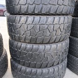 4 used tires 285/70r17 mickey Thompson 🤑 free Installation and balance ‼️ 👌 