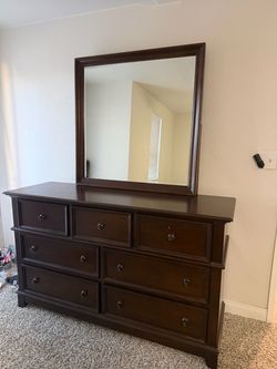 Dresser with mirror from Living Spaces