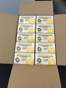 Gloves-Medium-Nitrile-Blue