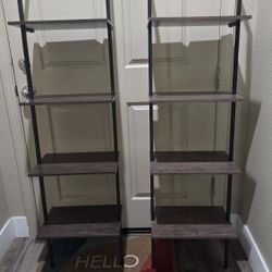 Ladder shelves 