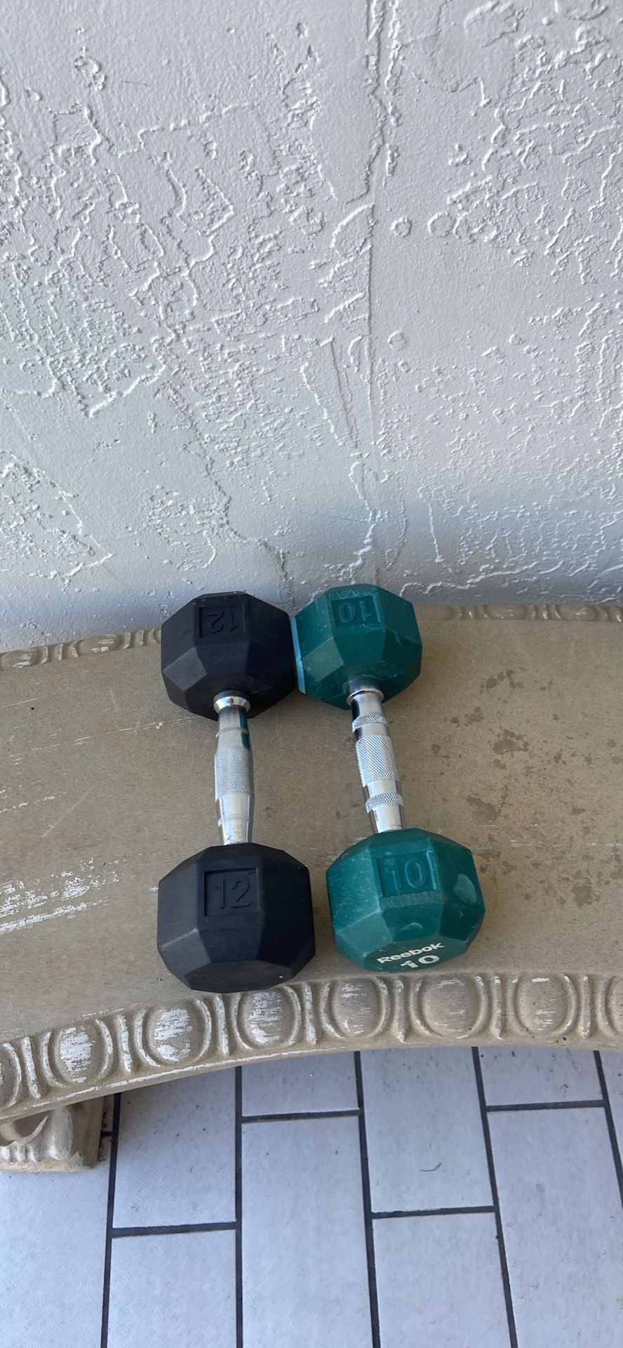 Sport weights and dumbbells . $10 each . $20 for both. West Boca