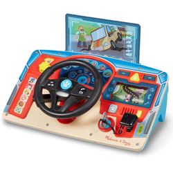 Melissa & Doug PAW Patrol Rescue Mission Wooden Dashboard - Activity Board, Toddler Sensory Toys, Pretend Play Driving