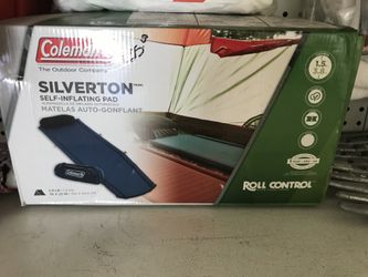 New In Box! Coleman Silverton self inflating pad