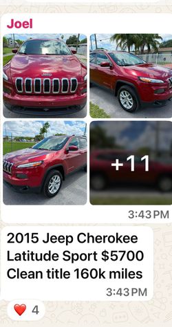 2015 Jeep cherokee latitud