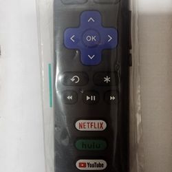 Remote for Roku TV for TCL, ONN, Sharp, Hisense, Phillips, Element

