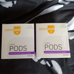 NEW OMNIPODS 5 PACK BOXES