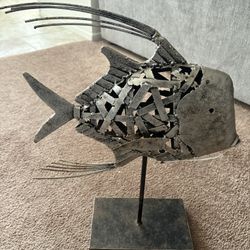Metal Fish Sculptures 