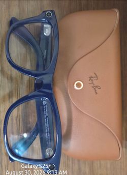 Ray-Ban Meta Wayfarer (Gen 2) - Shiny Cosmic Blue / Transitions Sapphire (53mm)- Brand New!