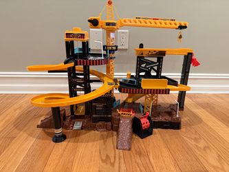 Fast Lane Construction Site Toy Playset