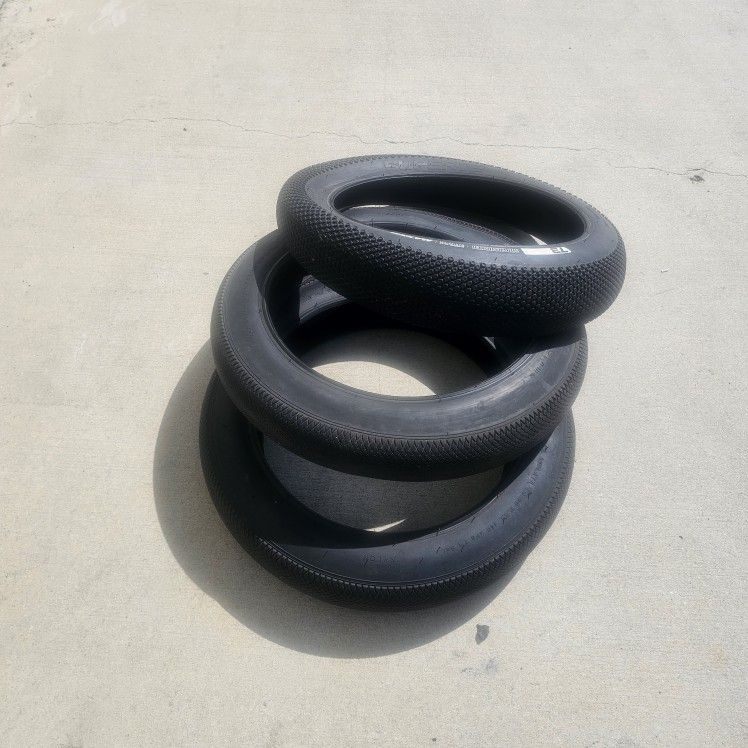 Used ebike tires, bike tires, 20x4 - 3 for $50 maxis vee super73 super 