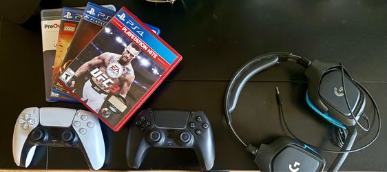 PS5 825GB Bundle - 2 Controllers, 4 Games, Logitech Headset + Box