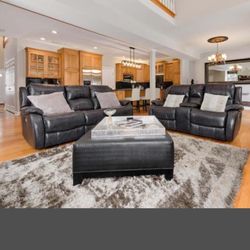 Electric Sofas. (3 Piece Set) 