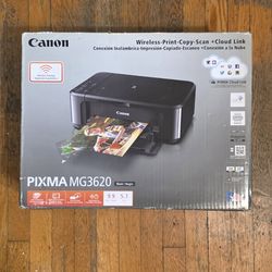5Canon Printer Pixma MG3620 Wireless All-in-One Color Inkjet Printer