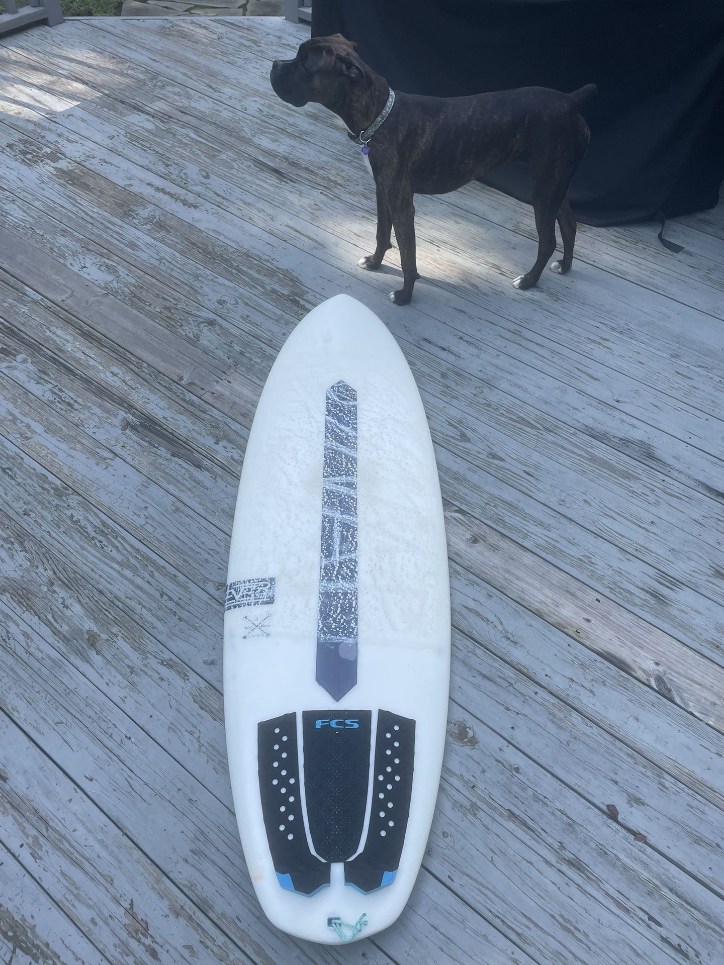 Everson “The Repo” surfboard in EPS/Carbon Strip surfboard 5’6