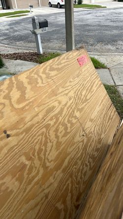 Treated plywood
