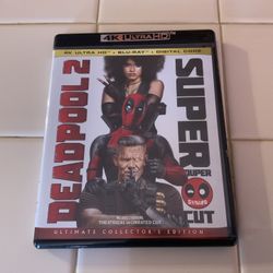 Digital Copy Of The Movie:  Deadpool 2, (Super Cut Edition)…4K Ultra HD….digital Copy ONLY.