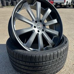26” RIMS TIRES WE FINANCE TXT FOR PRICES