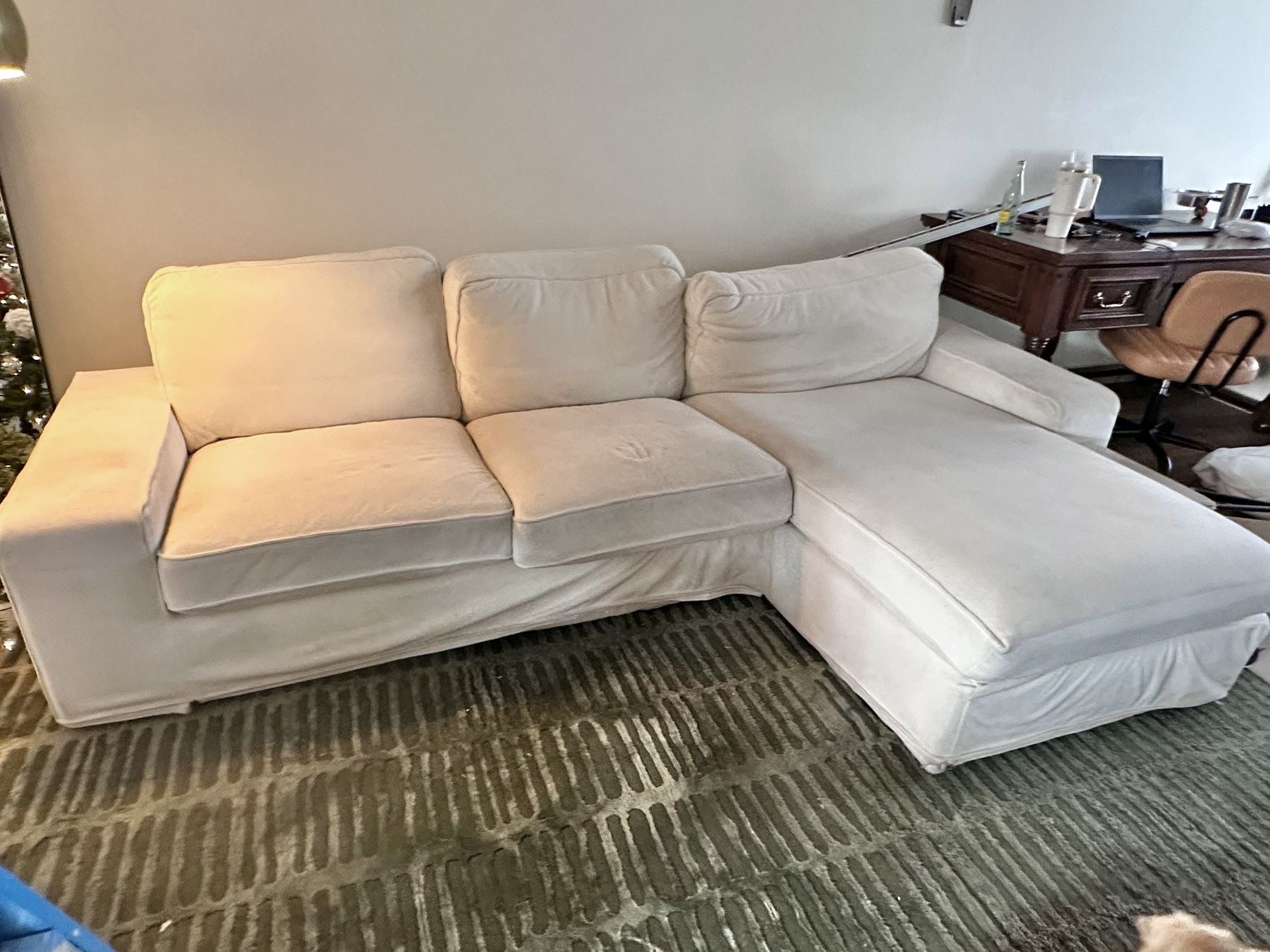 Ikea Kivik sectional with Ottoman