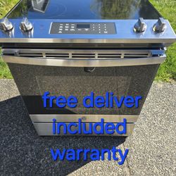30 Days Warranty (Ge Stove 30w Stainless Steel) I Can Help You With Free Delivery Within 10 Miles Distance 
