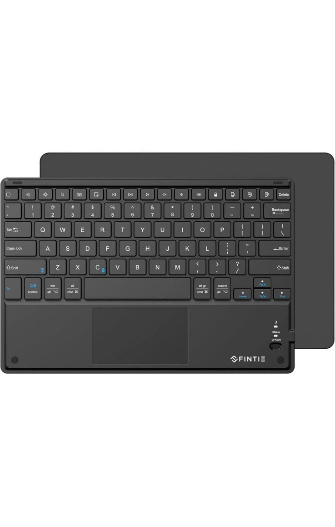 Fintie Ultrathin 4mm Wireless Bluetooth Keyboard with Built-in Multi-Touch Touchpad for iPad, iPhone