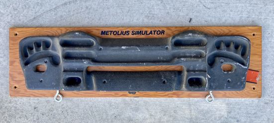 Metolius exercise rock climbing finger board